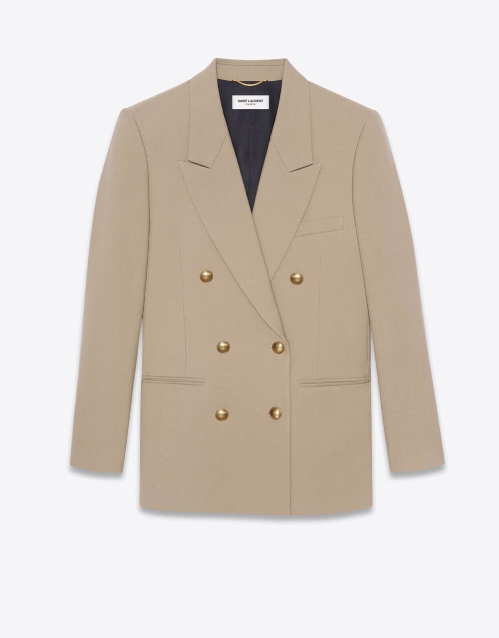 Double-breasted structured blazer